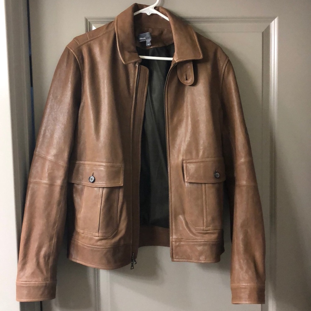 Vince leather jacket size M